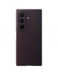 Original Samsung Z Fold 8 Ultra Magnet Carbon Case Hülle Rot + 2x Schutzfolien