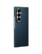 Original Samsung Z Fold 8 Ultra Magnet Carbon Case Hülle Blau + 2x Schutzfolien