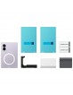 Original Samsung Z Fold 8 Hülle Case Magnet Transparent + 2x Schutzfolien