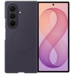 Original Samsung Z Fold 8 Ultra Magnet Silicone Case Hülle Violet + 2x Schutzfolien