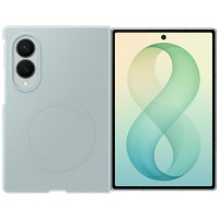 Original Samsung Z Fold 8 Magnet Silicone Case Hülle Grün + 2x Schutzfolien