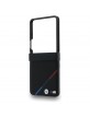 BMW Samsung Z Flip 8 MagSafe Hülle Book Case Perforated Signature M Schwarz