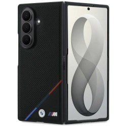 BMW Samsung Z Fold 8 Ultra MagSafe Hülle Book Case Perforated Signature M Schwarz