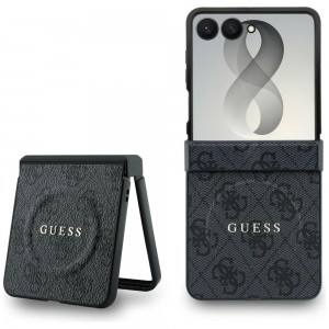 Guess Samsung Z Flip 8 Hülle Book Case MagSafe 4G Classic Schwarz