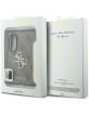 Guess Samsung Z Fold 8 Hülle Book Case Big 4G Logo Braun