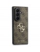 Guess Samsung Z Fold 8 Ultra Hülle Book Case Big 4G Logo Braun