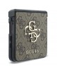 Guess Samsung Z Flip 8 Hülle Book Case Big 4G Logo Braun
