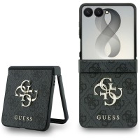 Guess Samsung Z Flip 8 Hülle Book Case Big 4G Logo Schwarz