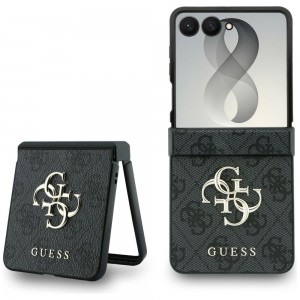 Guess Samsung Z Flip 8 Hülle Book Case Big 4G Logo Schwarz