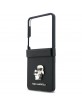 Karl Lagerfeld Samsung Z Flip 8 Hülle Book Case Saffiano Karl Choupette Schwarz