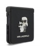 Karl Lagerfeld Samsung Z Flip 8 Hülle Book Case Saffiano Karl Choupette Schwarz