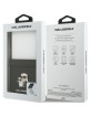 Karl Lagerfeld Samsung Z Flip 8 Hülle Book Case Saffiano Karl Choupette Schwarz
