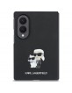 Karl Lagerfeld Samsung Z Fold 8 Hülle Book Case Saffiano Karl Choupette Schwarz