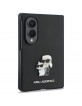 Karl Lagerfeld Samsung Z Fold 8 Hülle Book Case Saffiano Karl Choupette Schwarz
