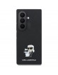 Karl Lagerfeld Samsung Z Fold 8 Ultra Hülle Book Case Saffiano Karl Choupette Schwarz