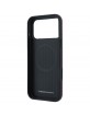 BMW iPhone 17 / 18 Pro Max Hülle Case M Metal Logo Carbon MagSafe Burgundy