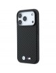 BMW iPhone 17 / 18 Pro Max Hülle Case M Metal Logo Carbon MagSafe Schwarz