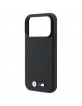 BMW iPhone 17 / 18 Pro Max Hülle Case M Metal Logo Carbon MagSafe Schwarz
