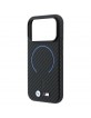 BMW iPhone 18 Pro / 17 Pro Hülle Case M Metal Carbon MagSafe Schwarz