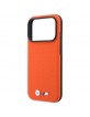 BMW iPhone 17 / 18 Pro Max Hülle Case M Metal Logo Kevlar MagSafe Orange