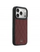 Mercedes iPhone 18 Pro /17 Pro Hülle Case Crossed Lines MagSafe Burgundy