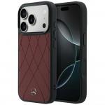 Mercedes iPhone 18 Pro Max /17 Pro Max Hülle Case Crossed Lines MagSafe Burgundy