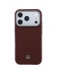 Mercedes iPhone 17 / 18 Pro Max Hülle Case Wood Effect MagSafe Burgundy