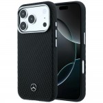 Mercedes iPhone 17 / 18 Pro Max Hülle Case Wood Effect MagSafe Schwarz