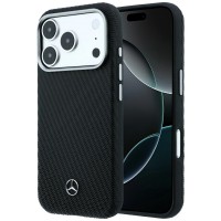 Mercedes iPhone 17 / 18 Pro Max Hülle Case Wood Effect MagSafe Schwarz