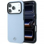 Mercedes iPhone 17 / 18 Pro Max Hülle Case Wood Effect MagSafe Blau