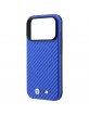 BMW iPhone 17 / 18 Pro Max Hülle Case M Carbon MagSafe Blau