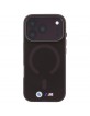 BMW iPhone 18 Pro / 17 Pro Hülle Case MagSafe Frosted M Metal Frame Trims Rot