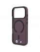 BMW iPhone 18 Pro / 17 Pro Hülle Case MagSafe Frosted M Metal Frame Trims Rot
