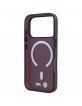 BMW iPhone 18 Pro / 17 Pro Hülle Case MagSafe Frosted M Metal Frame Trims Rot