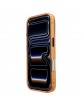BMW iPhone 18 Pro / 17 Pro Hülle Case MagSafe Frosted M Metal Frame Trims Orange