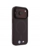 BMW iPhone 17 / 18 Pro Max Hülle Case MagSafe Frosted M Metal Frame Trims Rot