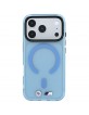 BMW iPhone 17 / 18 Pro Max Hülle Case MagSafe Frosted M Metal Frame Trims Blau