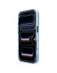 BMW iPhone 17 / 18 Pro Max Hülle Case MagSafe Frosted M Metal Frame Trims Blau