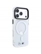 BMW iPhone 18 Pro / 17 Pro Hülle Case MagSafe Frosted M Metal Frame Trims Transparent