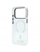BMW iPhone 18 Pro / 17 Pro Hülle Case MagSafe Frosted M Metal Frame Trims Transparent