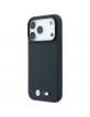 BMW iPhone 18 Pro / 17 Pro Hülle Case M Metal Logo Kevlar MagSafe Navy