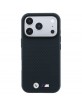 BMW iPhone 18 Pro / 17 Pro Hülle Case M Metal Logo Kevlar MagSafe Navy