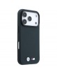 BMW iPhone 18 Pro / 17 Pro Hülle Case M Metal Logo Kevlar MagSafe Navy