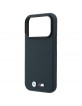 BMW iPhone 18 Pro / 17 Pro Hülle Case M Metal Logo Kevlar MagSafe Navy