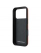 BMW iPhone 18 Pro / 17 Pro Hülle Case M Metal Logo Kevlar MagSafe Orange