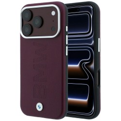 BMW iPhone 18 Pro / 17 Pro Hülle Case Signature MagSafe Burgundy