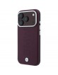 BMW iPhone 18 Pro / 17 Pro Hülle Case Signature MagSafe Burgundy