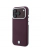 BMW iPhone 17 / 18 Pro Max Hülle Case Signature MagSafe Burgundy