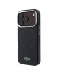 Lacoste iPhone 17 / 18 Pro Max Hülle Case Frosted Laquer MagSafe Burgundy