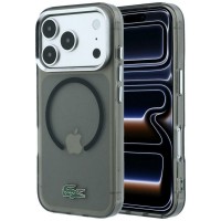 Lacoste iPhone 17 / 18 Pro Max Hülle Case Frosted Laquer MagSafe Schwarz